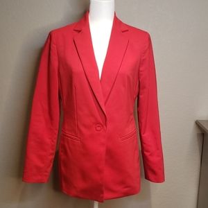 Women's red blazer sz8